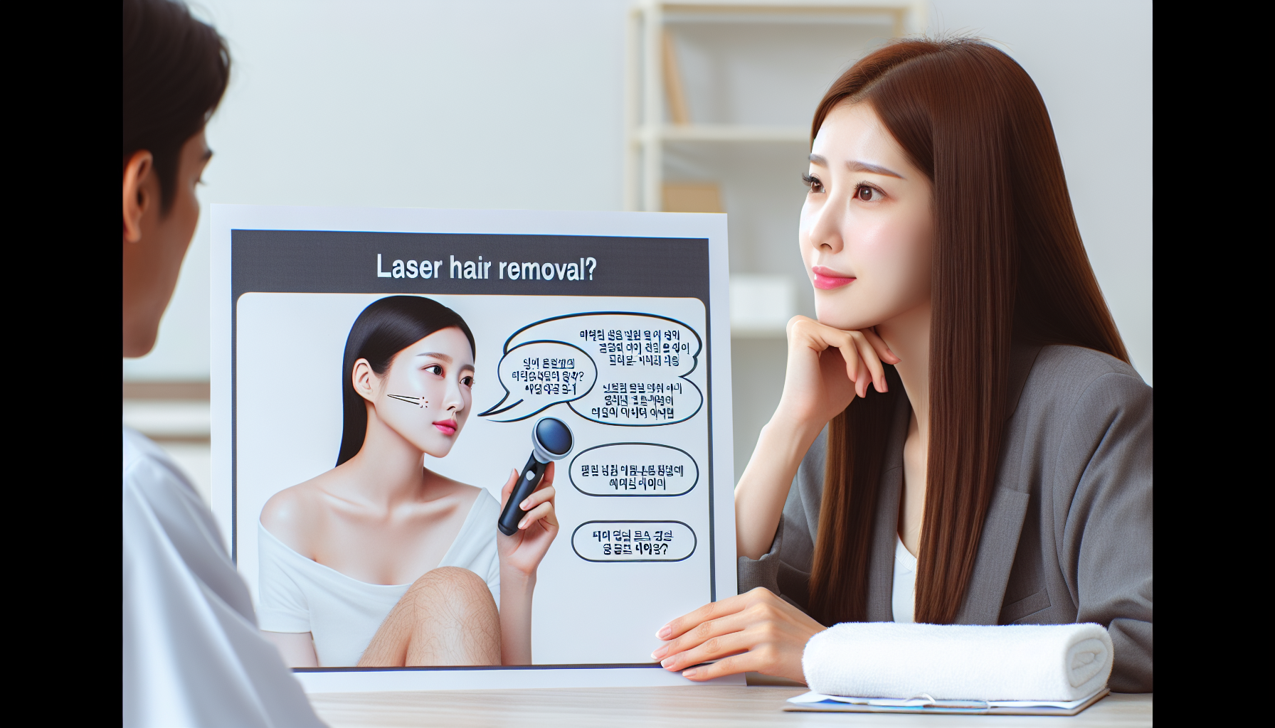 볼 털도 레이저 제모 가능할까?